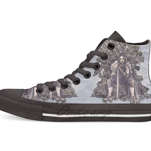 Игра Pwns дизайн дышащие Повседневные высокие на шнуровке холщовая обувь кеды для Прямая