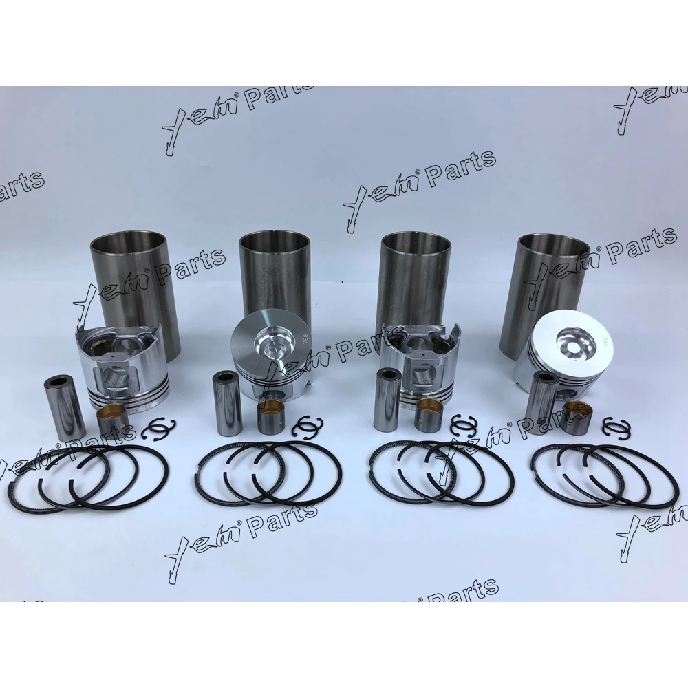 For Yanmar Engine 4TNV88 Liner Kit With Piston + Piston Rings