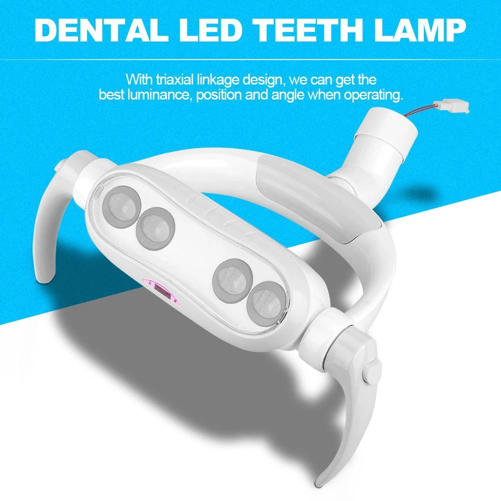 

1set High quality Dental LED Oral Light LED Induction Lamp For Dental Unit Chair dental operation lamp joint size 22mm AC12V