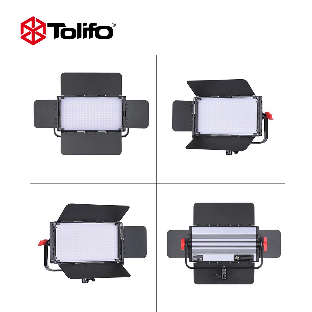 US $374.25 Tolifo GK60B PRO 60W UltraThin 240pcs LED Video Light BiColor Dimmable DMX 512 24G Remote Control For Studio Photography