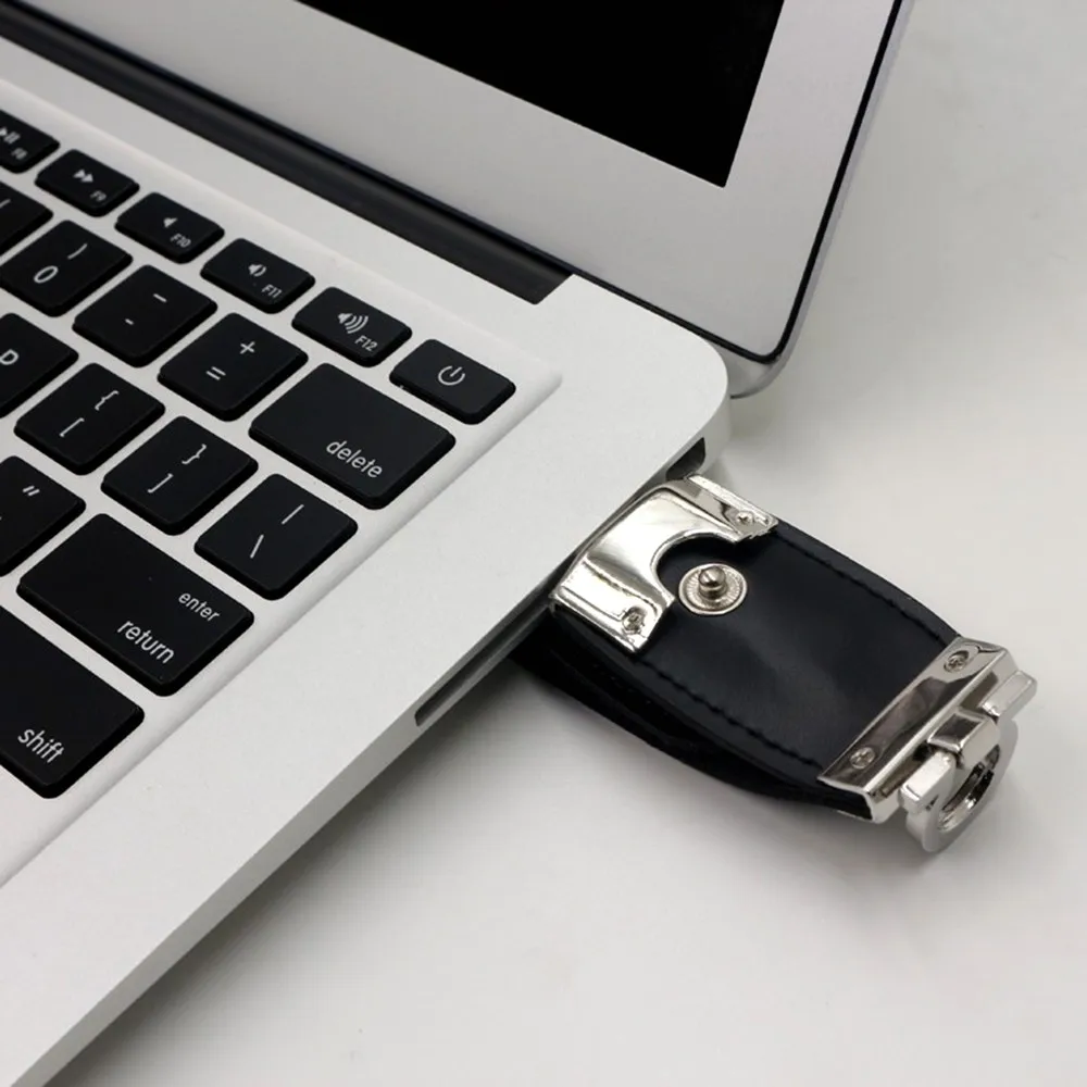 Настоящий USB флеш накопитель емкость натуральная кожа флешка 64 ГБ 32 16 8 4G ручка