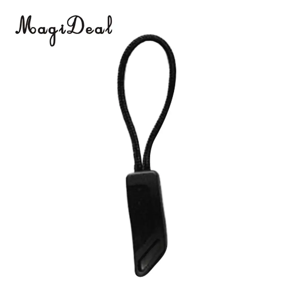 MagiDeal 10pcs Nylon Cord Zipper Pulls Zipper Extension Zip Fixer for Backpack Jacket
