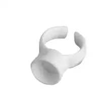 100 шт одноразовый контейнер для клея, кольцо-держатель, микроблейдинг, пигментные клеевые кольца, тату-чернила, держатель для полуперманентной красоты 9,1