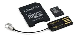 Kingston технология 32 Гб Многофункциональный комплект 32 Гб MicroSDHC Class 10 Flash 10 МБ/с./с черный