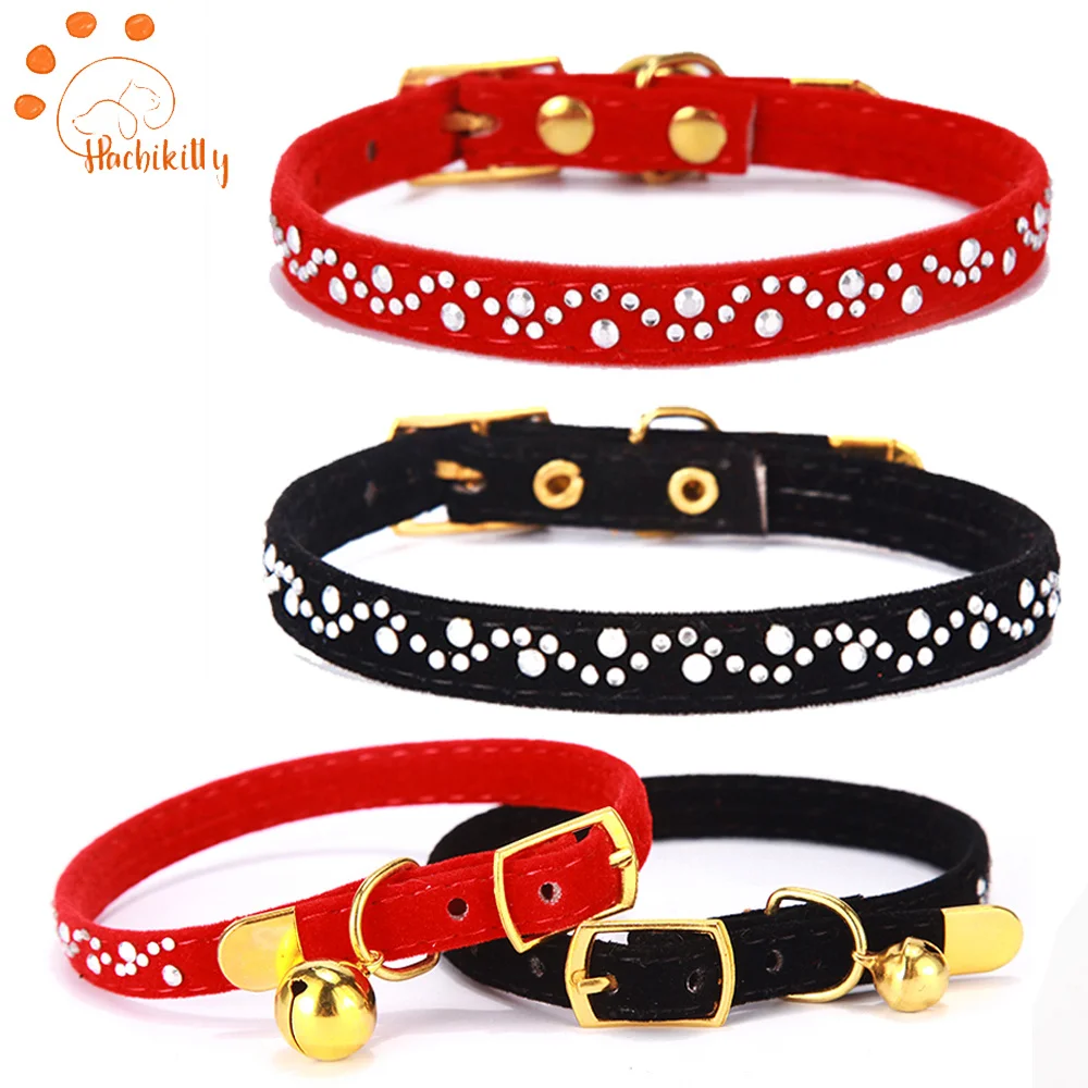 

Dogs Collar for Cats Chihuahua Collars for small Dog-collar Necklace K9 Collars Cat Solid Adjustable Cats Dog Accessories YS0003