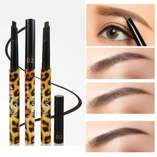 Карандаш для бровей натуральный водонепроницаемый Вращающийся, автоматический карандаш для бровей косметический карандаш для бровей