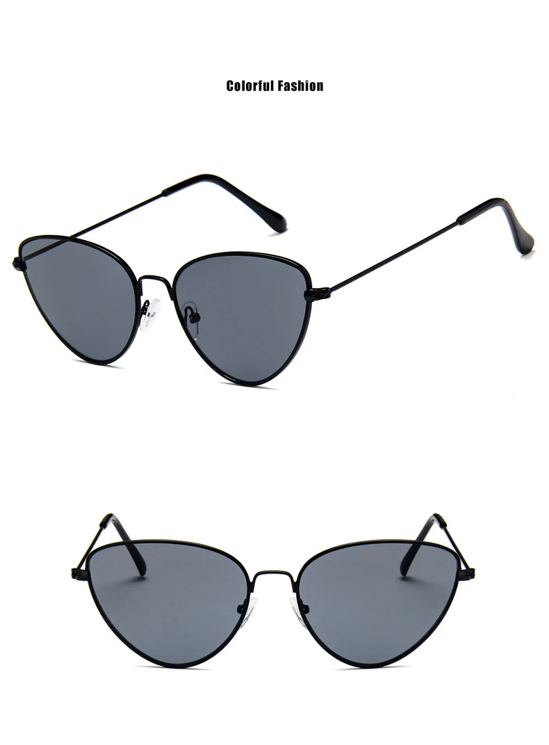 Fashion Cat Eye Sunglasses Women Brand Designer Vintage Retro Female Sun Glasses Vintage Retro Sunglass Lady Lunettes de soleil (12)