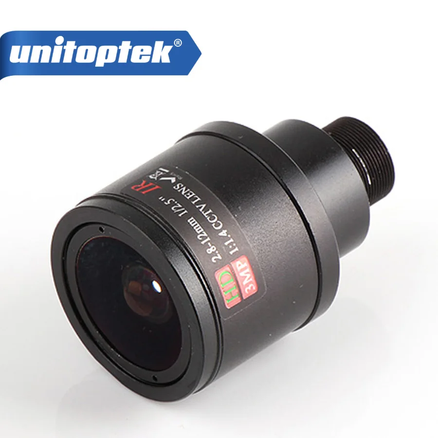 

3.0Megpixel Fixed Iris HD CCTV Camera Lens 2.8-12mm Varifocal IR HD Security IP Camera Lens Manual Zoom & Focus M12 Mount F1.4