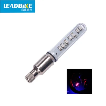 

Leadbike Colorful Bicycle Light Bike Wheel Spoke Light Led Tyre Tire Valve Caps Bicycle Accessories Bike Lamp Rear Bike Lamp Led