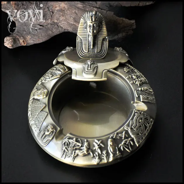 Sea Turtle Metal Ashtray - Windproof 3D Relief Alloy Ashtray With Non-Slip Bottom (Copper Finish) - View #9