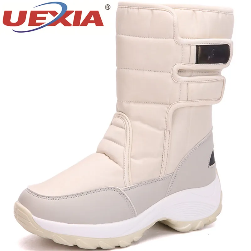 UEXIA New Plush Shoes Women Boots Warm Winter Snow Boots Women Ladies Fur Winter Shoes Woman Platform Ankle Boots Black Sneakers цена UEXIA New Plush Shoes Women Boots Warm Winter Snow Boots Women Ladies Fur Winter Shoes Woman Platform Ankle Boots Black Sneakers цены онлайн
