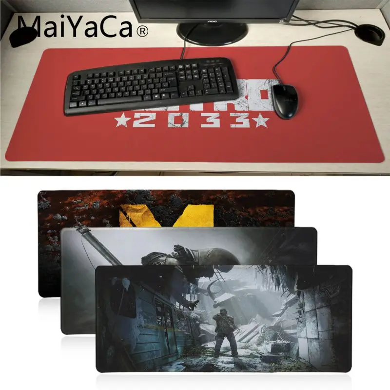 

Maiyaca metro 2033 Game Gamer Soft Mouse Pad Large Gaming Mouse Pad Lockedge Mouse Mat For Laptop Computer Keyboard Pad Desk Pad