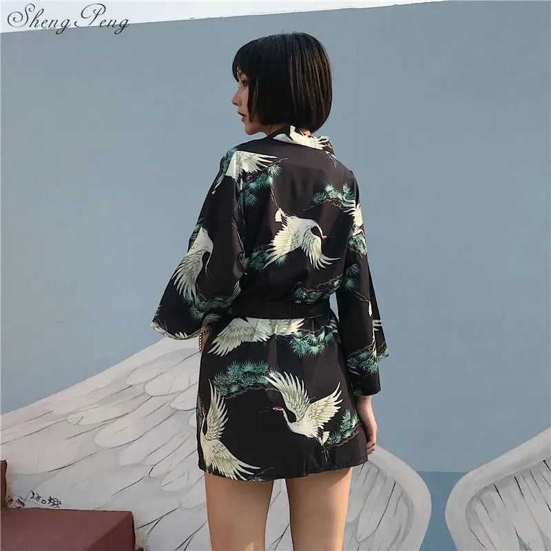 Женское кимоно obi yukata традиционное японское одежда в японском стиле кардиган