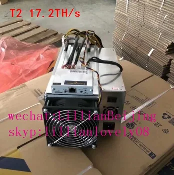 

used T2 BTC BCH sha256 ASIC Miner T2 17.2T from innosilicon or dragonmint with Power supply