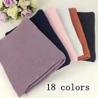 Crinkle Viscose Plain Muslim Hijab Wrinkle Long Women Shawls And Scarves 10pcs/lot