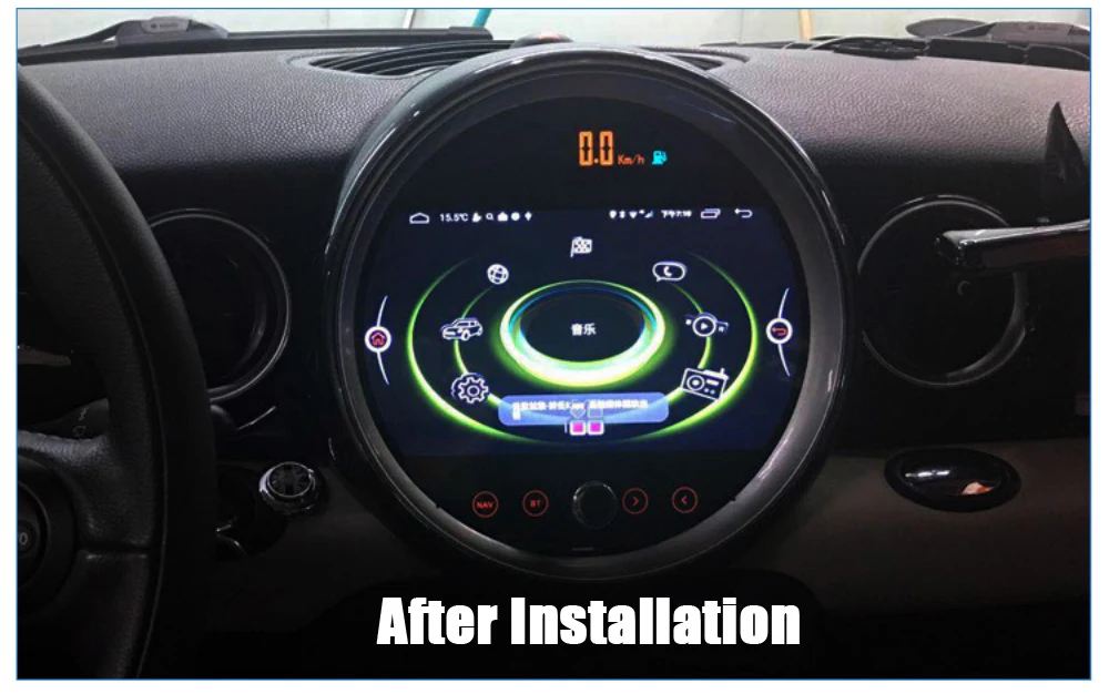 Liislee 9 дюймов Android автомобиль для мини-Люка R56 R57 2007~ с окружающим светильник стерео экран gps NAVI карта навигация Мультимедиа
