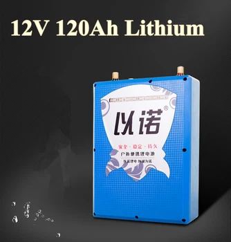 

Lithium12V 120Ah battery pack 120Ah power polymer for electric bike ebike Led lighting fishing solar panel power bank hilti tool