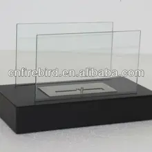 ethanol fireplace FD07 + stainless steel + table top model