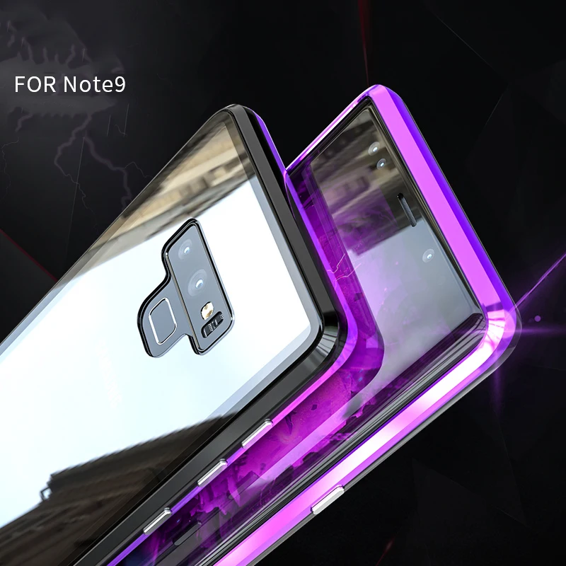 Suntaiho Magnetic Attraction Case for Samsung Note 9 Case Tempered Glass Back Phone Case for Samsung Galaxy S9 Plus Cover Note8 Suntaiho Magnetic Attraction Case for Samsung Note 9 Case Tempered Glass Back Phone Case for Samsung Galaxy S9 Plus Cover Note8