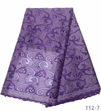 African Material Stones Lace Fabric For Wedding Purple Nigerian French Lace Fabric 2019 High Quality Lace Material 112 African Material Stones Lace Fabric For Wedding Purple Nigerian French Lace Fabric 2019 High Quality Lace Material 112
