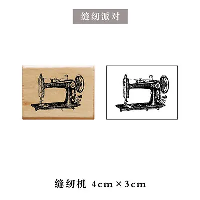 Винтажные серии времени деревянные и резиновые штампы для скрапбукинга канцелярские принадлежности DIY Скрапбукинг стандартный деревянный штамп - Цвет: A2