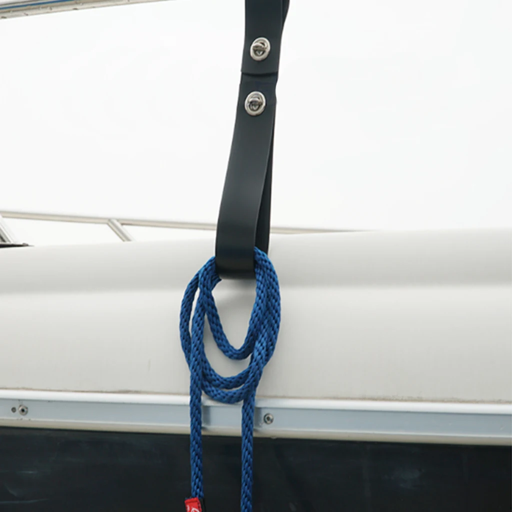 Adjustable Strap Hanger Hook for Yacht Boat Railing Rope Hanging