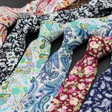 Мужской стильный галстук, повседневный галстук в клетку с бриллиантами, искусственный хлопок, цветочный галстук-бабочка с розами, узкие галстуки с пейсли, мужской маленький дизайнерский галстук