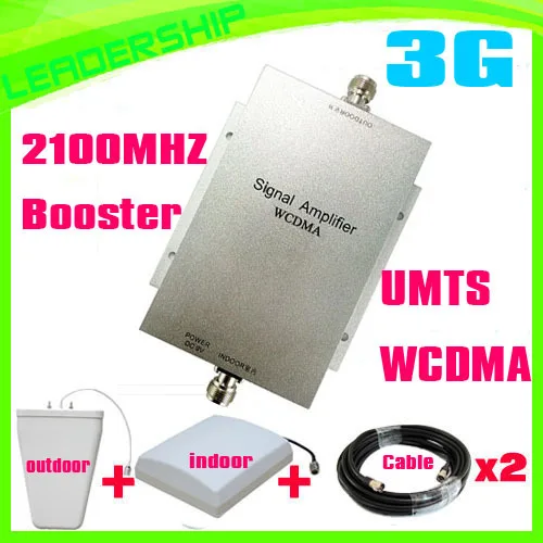 

1 Set Free shipping Wholesale RF WCDMA950 2100Mhz 3G cellular mobile/cell phone signal repeater booster amplifier detector