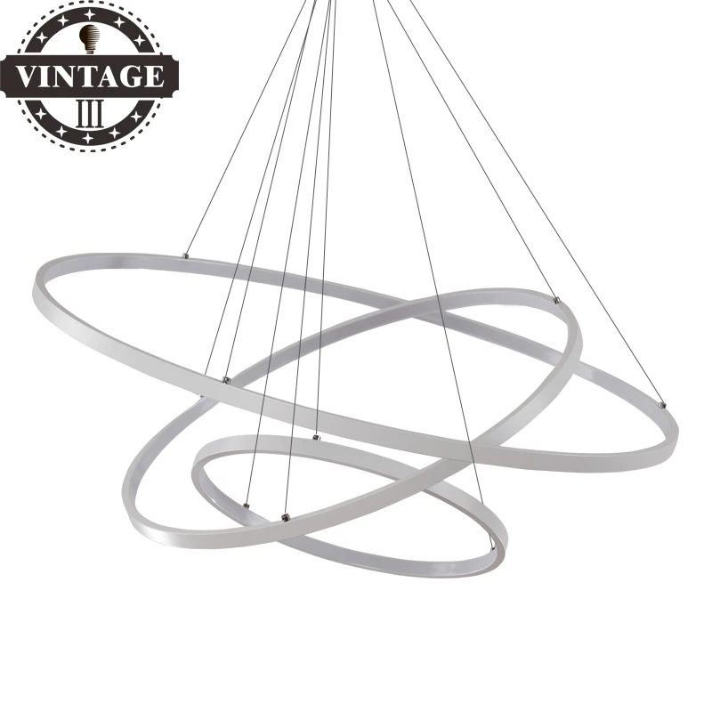 New Modern Circle Rings LED Simple Pendant Lights For Dining room Living Room Lustre Pendant Lamp Hanging Ceiling Fixtures New Modern Circle Rings LED Simple Pendant Lights For Dining room Living Room Lustre Pendant Lamp Hanging Ceiling Fixtures