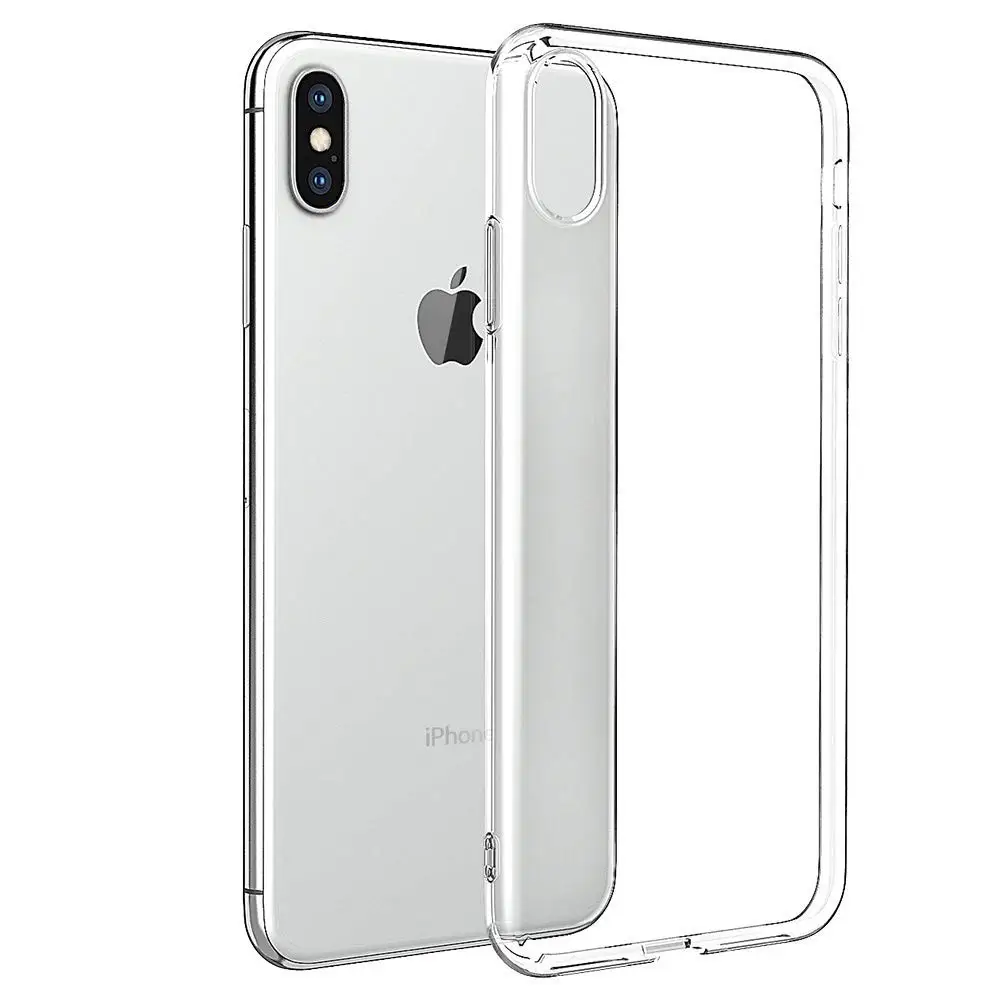 For Apple iPhone 11 Pro XS Max XR X 8 7 6 6s Plus 5s 5 Se 4s 4 Case Slim Clear Transparent Soft TPU Gel Silicone TPU Phone Cover