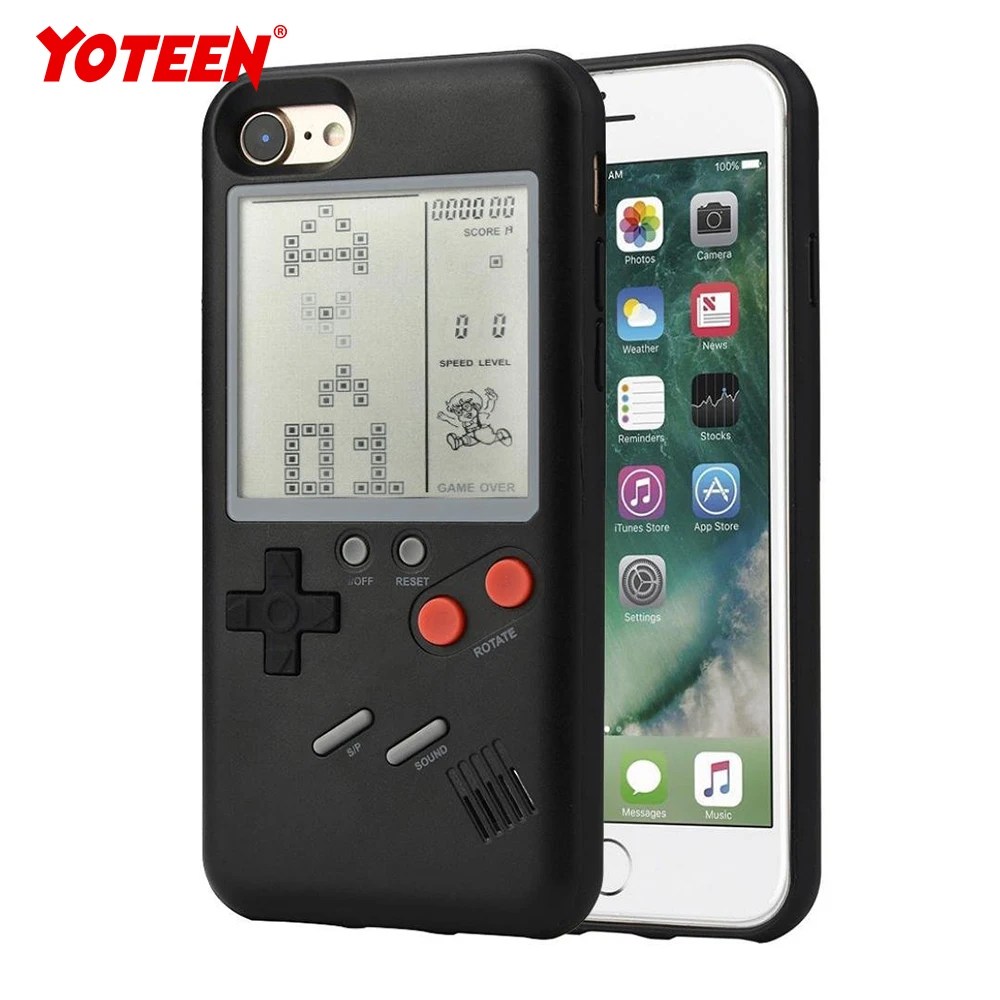 Yoteen Game Case for iPhone X Tetris Game Console for Nintend Gameboy