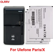 1 лот = 1 шт. Универсальная док-станция зарядное устройство+ 3 шт. для Ulefone Париж/Париж легкий аккумулятор/Париж X Аккумулятор Bateria Batterij аккумулятор 2250 мАч