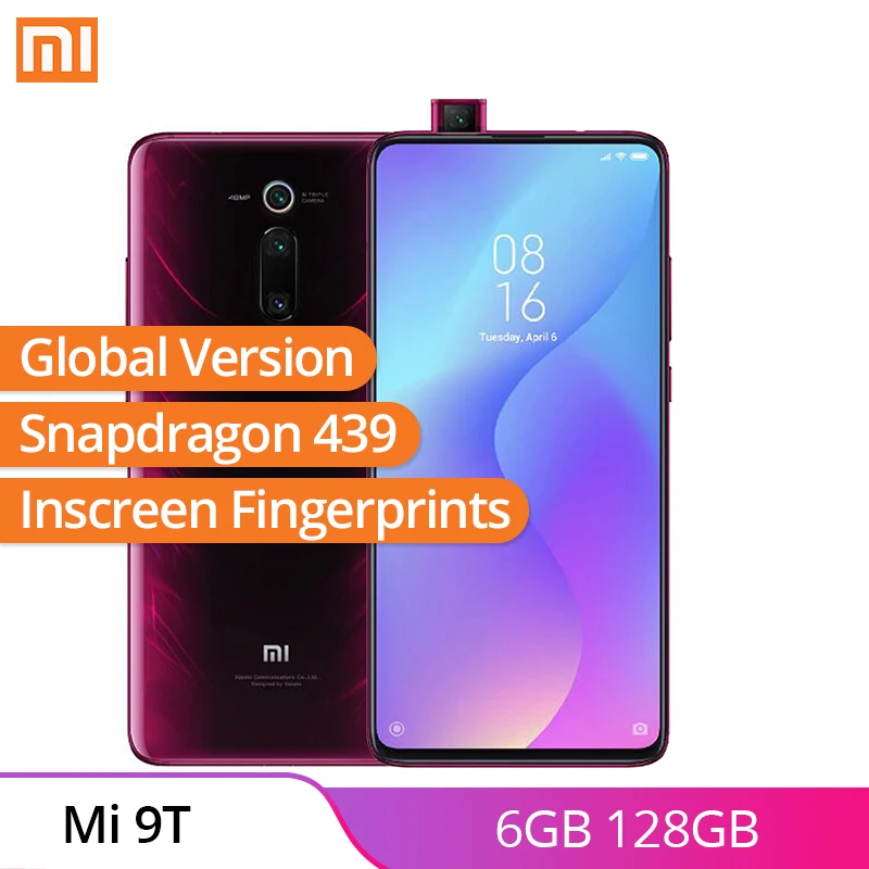 Глобальная версия Xiaomi mi 9 T 9 T 6GB 128GB Красный mi K20 4000mAh Snapdragon 730 6,39 "AMOLED экран 48MP камера NFC Смартфон