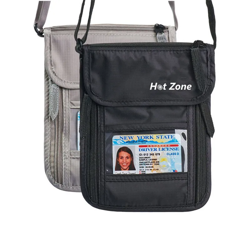 Hanging Neck Passport Package Multifunction Passport Holder Waterproof