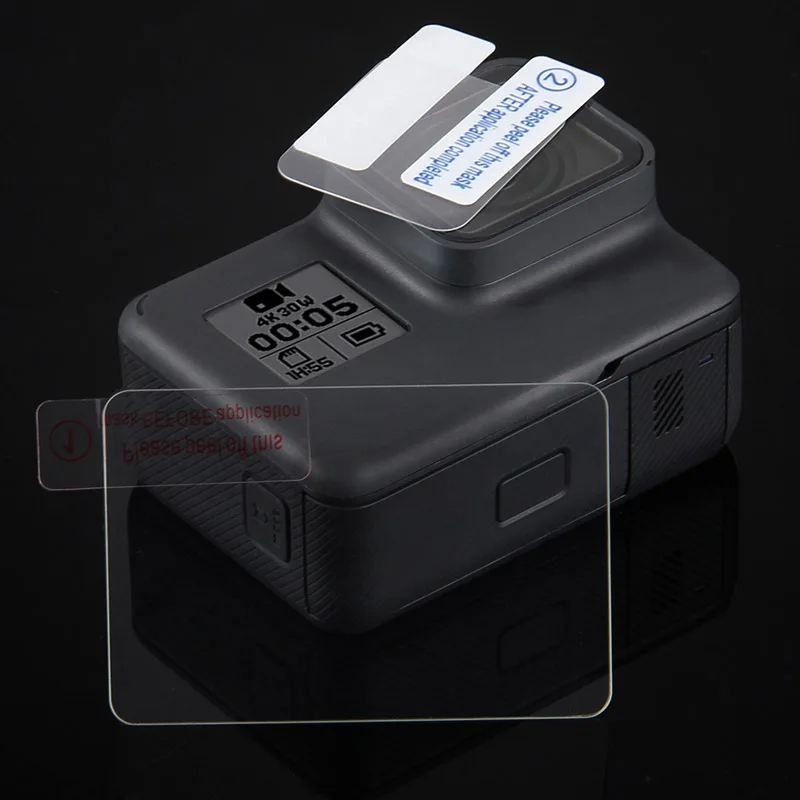 

Tempered Glass Protector Cover Case For GoPro Hero 5 6 7 Hero5 Hero 6 7 Black Camera Lens LCD Screen Protective Film Accessories