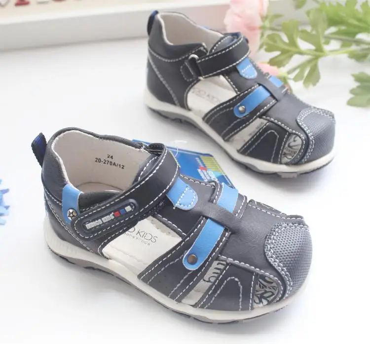 

new Fashion 1pair Summer leather Orthopedic Sandals antiskid Children Shoes+inner 13-16cm, Kids Shoes