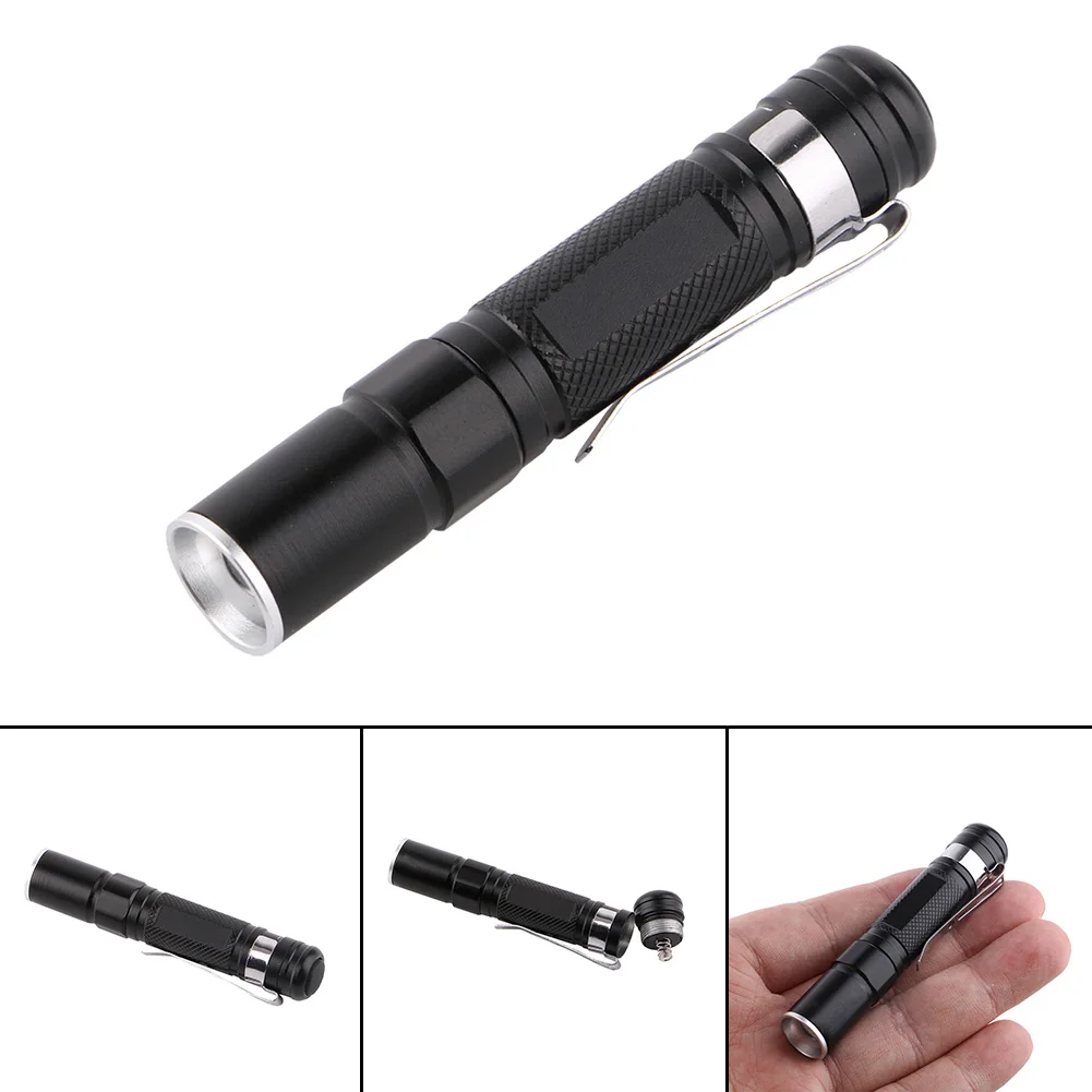 Mini Portable Penlight XPE LED Flashlight Torch XP 1 Pocket Light 1 Switch Modes Outdoor Camping