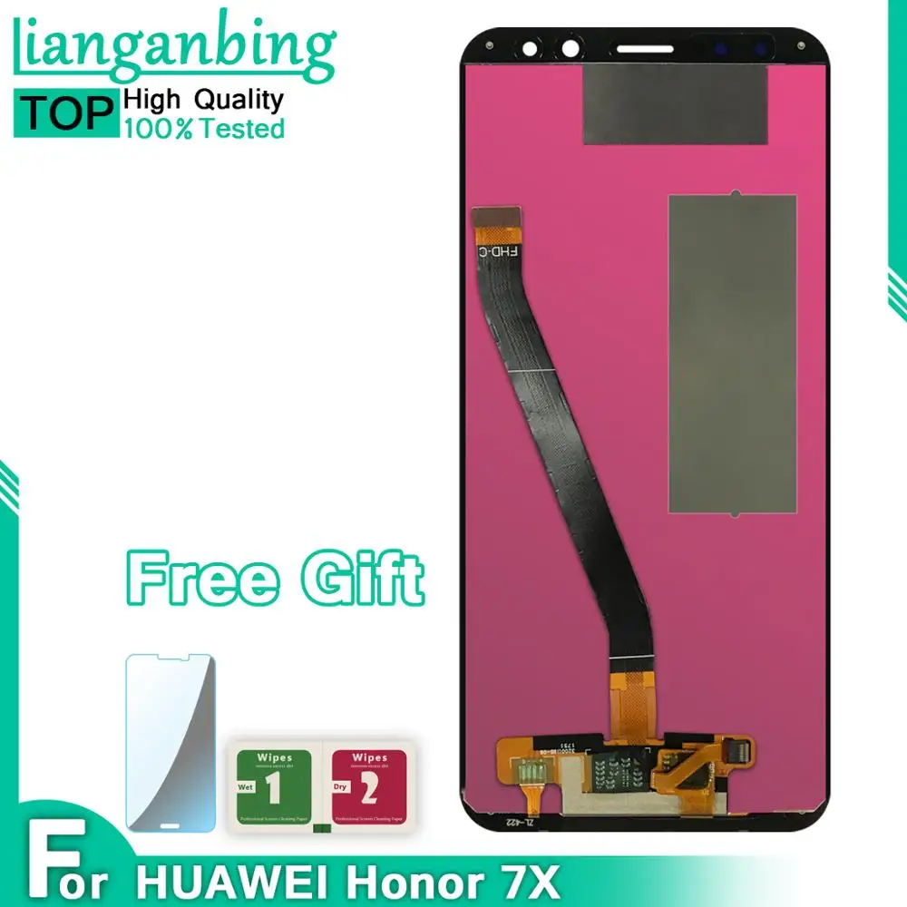 

LCD For Huawei Honor 7X BND-L21 BND-L22 BND-L24 5.93 inch LCD display For Mate SE Touch Screen Digitizer Assembly Replacement