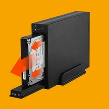 NOYOKERE External Metal Storage Enclosure for HDD 3.5inch USB3.0 for Hard Drive Disk SATA