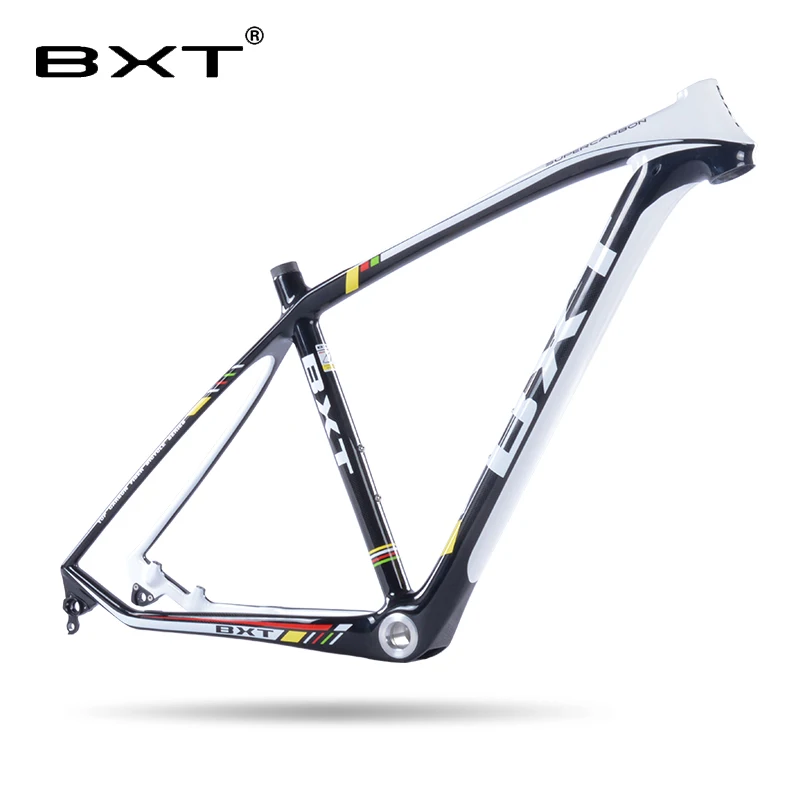 Clearance BXT t800 carbon mtb frame full suspension 29er  suspension carbon fiber mountain bike 29 15.5 17.5 19 20.5 inch in Bicycle Frame 3