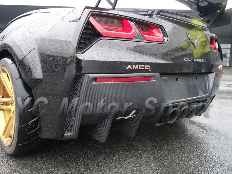 2014-2015 Chevrolet Corvette C7 RK-Sports Style Rear Diffuser CF (32)