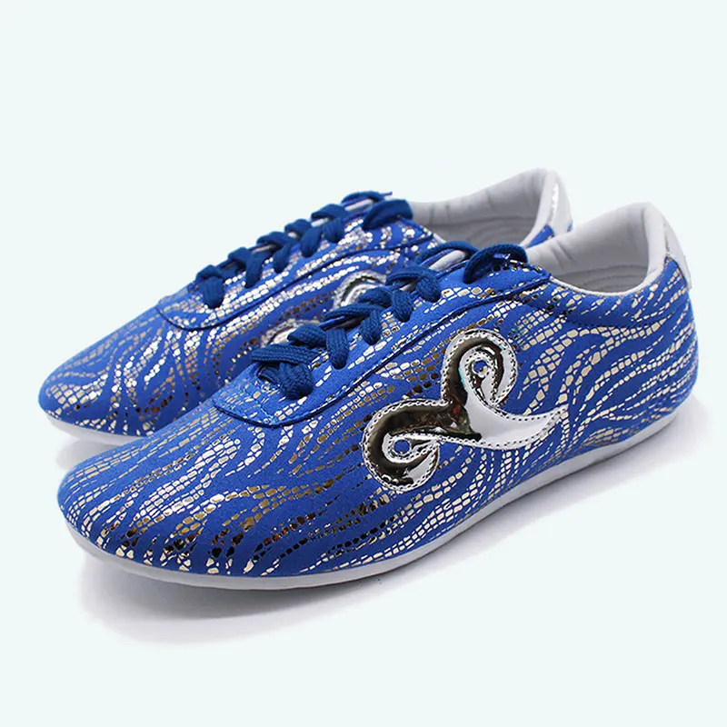Обувь ушу nanquan changquan taiji taichi обувь китайская обувь кунг-фу обувь для боевых искусств ccwushu - Цвет: blue
