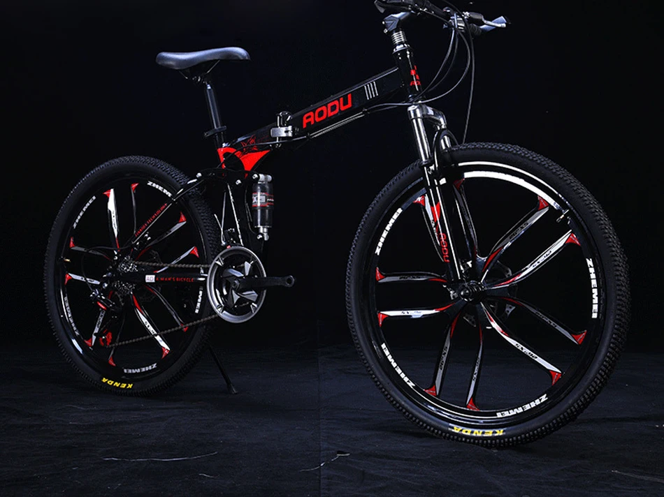 Flash Deal Mountain Bike 26" 21/24/27Speeds Aluminum Alloy Folding Variable Speed Cycling Double Vibration Damping Brakes For Man and Women 8 Flash Deal Mountain Bike 26" 21/24/27Speeds Aluminum Alloy Folding Variable Speed Cycling Double Vibration Damping Brakes For Man and Women 8