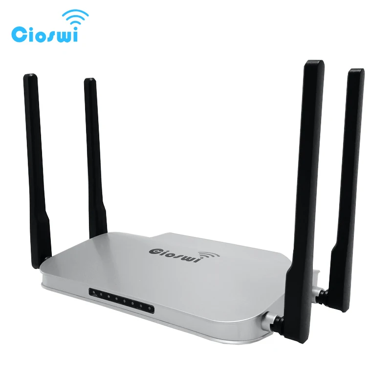 Гигабитный Wi-Fi маршрутизатор 802.11AC Подлинная 1200 Мбит Dual Band 512 МБ DDR3 MT7621 5DBi внешних антенн сильный сигнал для офиса