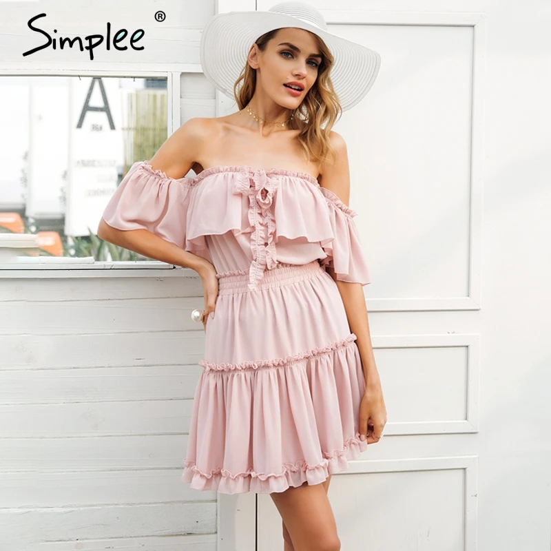 Pink Short Summer Dresses