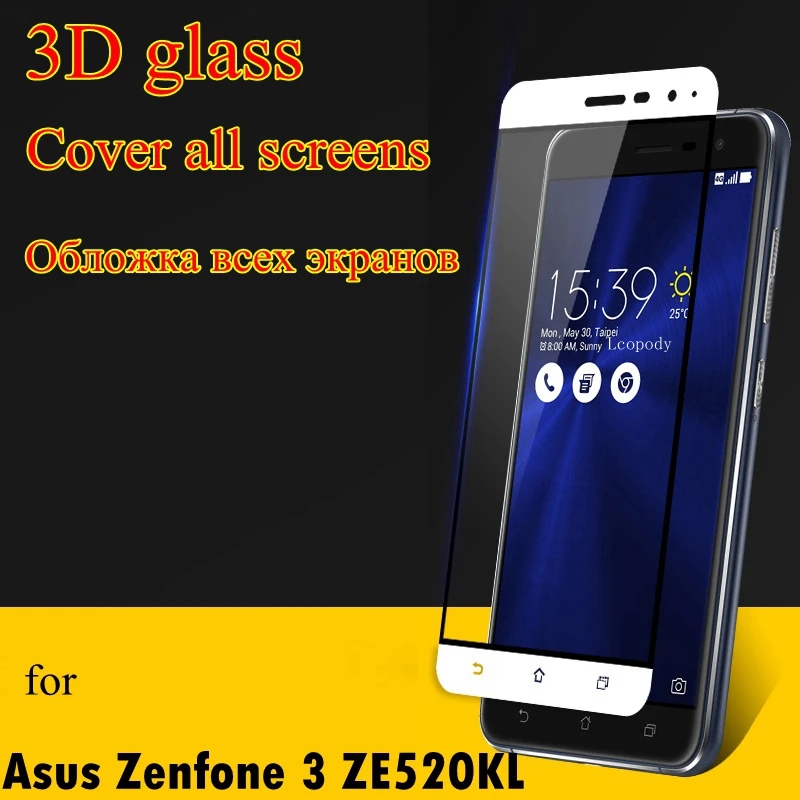 Защитное стекло Pelicula de vidro для Asus Zenfone 3 lite neo ZE520KL Z017D 5 2 дюймов ze 520 kl 520kl|3d tempered