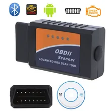 Professional Diagnostic Tool OBD2 OBD-II ELM327 ELM 327 V2.1 Bluetooth Car Diagnostic Interface Scanner Works On Android