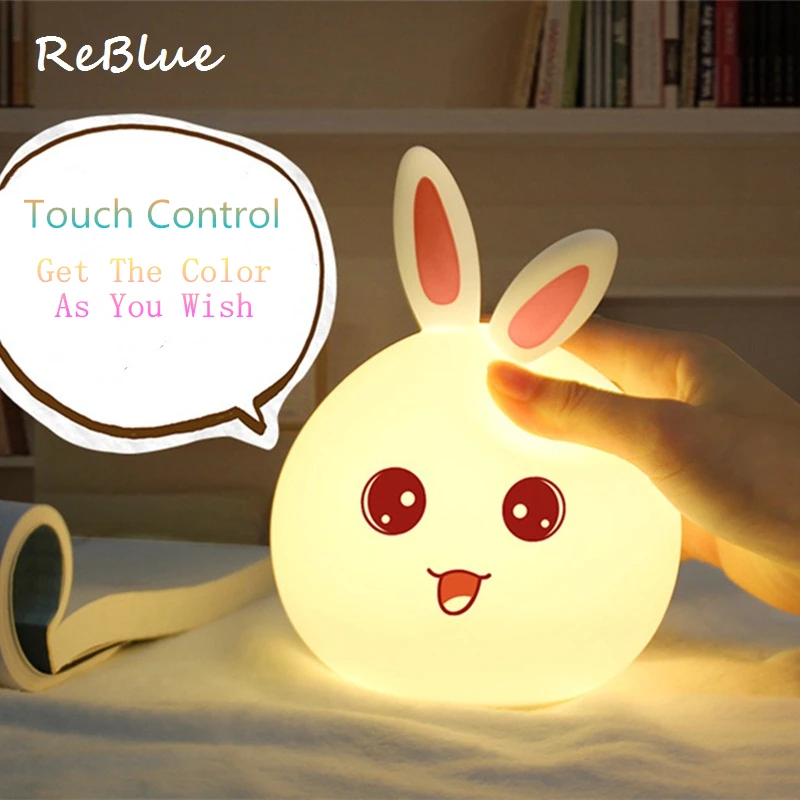 ReBlue ночник Abajur luminaria беспроводной настенный светильник лава лампа USB