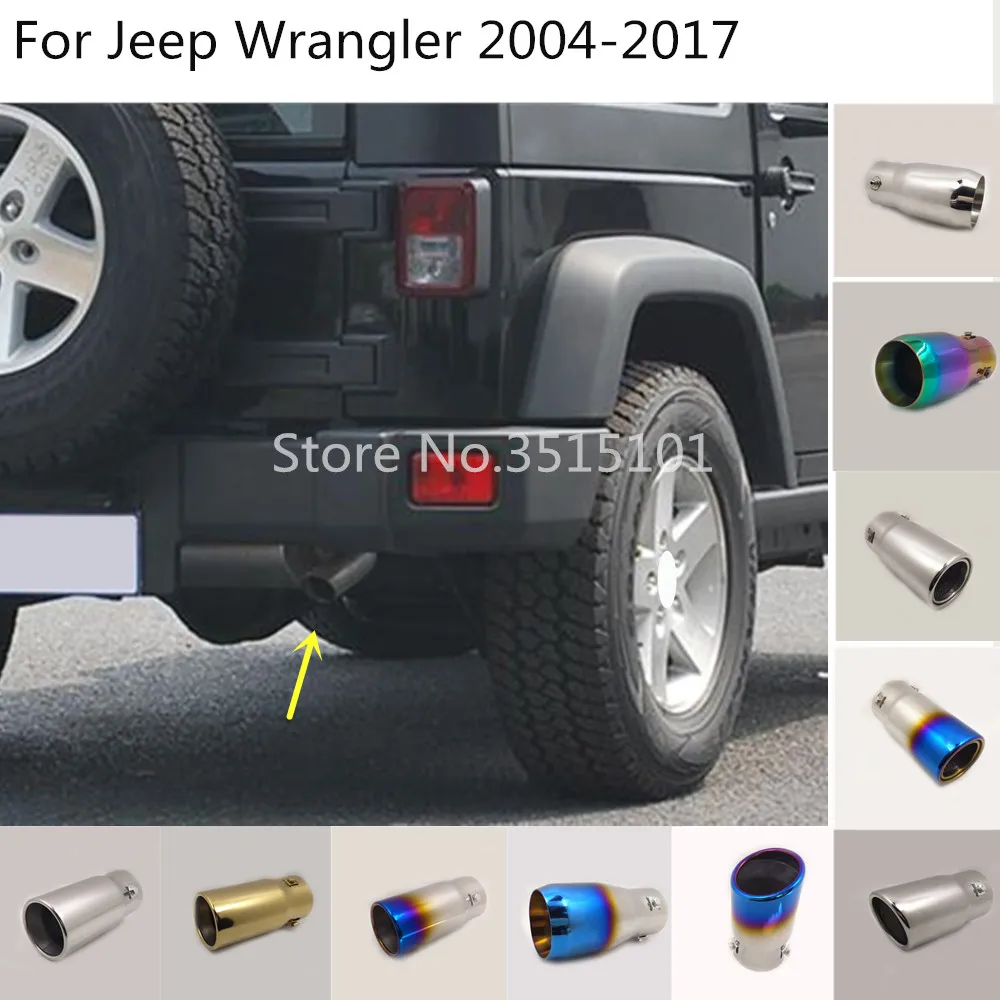 Выхлопная труба для автомобиля выхлопная Jeep Wrangler 2004-2007 2008 2009 2010-2012 2013 2014 2015 2016 2017 |