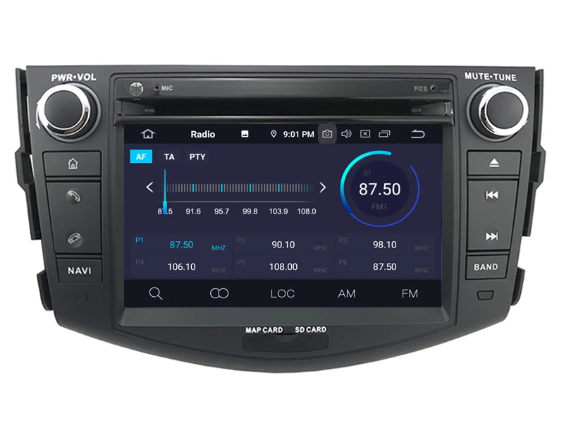 AVGOTOP автомобильный dvd-плеер для TOYOTA RAV4 2009 Android 9,0 встроенный wifi Автомобильный видеорегистратор с радио/wifi+ DSP+ DAB+ OBD навигация